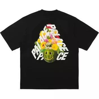 Palace Футболка P-3 Punch черная унисекс-топы P27TS089 S