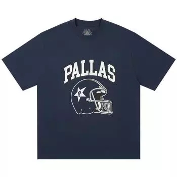 Palace Футболка Pallas темно-синяя унисекс топы синего цвета P27TS050 S