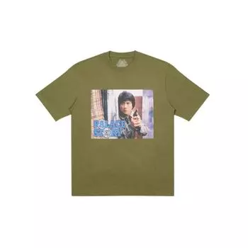 Palace Футболка Police Story Joint Edition с принтом графики из фильма, унисекс, зеленый, PAL-FW20-266 M