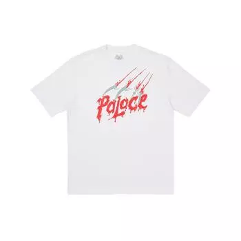 Palace Футболка с царапинами белая унисекс топы P25TS009 XL