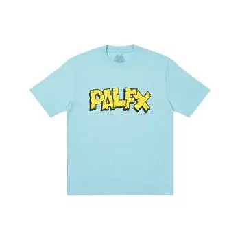 Palace Футболка с коротким рукавом с базовым принтом Alphabet, топы унисекс, синяя P20TS101 L