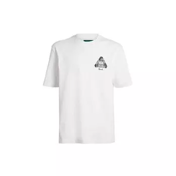 Palace Футболка с логотипом X Harrods Collaboration FW21, мужская футболка, белая PAL-FW21-002 S