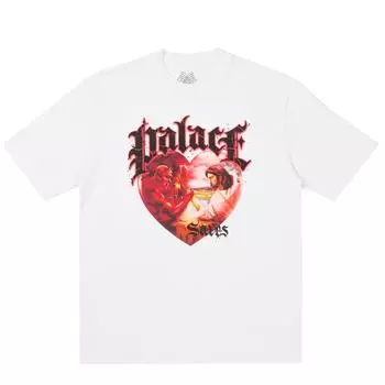 Palace Футболка Save Thyself, белые топы унисекс P26TS200 L