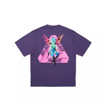 Palace Футболка Три Феи Пурп Унисекс Топы Фиолетовый P28TS119 XL