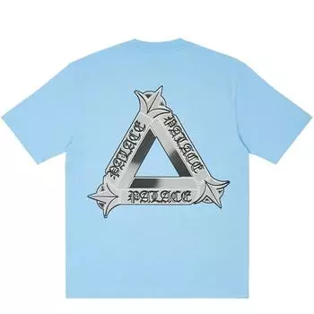 Palace Футболка Tri-Og Fresh Air, топы унисекс, синяя P26TS183 L