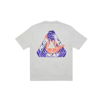 Palace Футболка Tri-Zooted Shakka, серые мерловые топы унисекс P19TS245 S