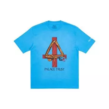 Palace Футболка Trust с принтом животных унисекс, топы, синяя P21TS250 S