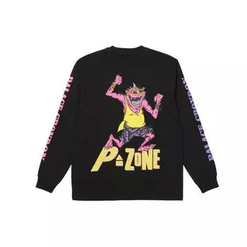 Palace Футболка унисекс с длинными рукавами и рисунком Little Devil Tri-Ferg от X M-Zone, черные P20LS014 S