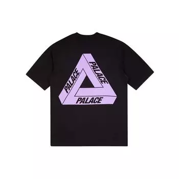 Palace Футболка унисекс с треугольными рукавами и короткими рукавами Tri-To-Help Charity Limited Edition, лавандовая P18TS232 M