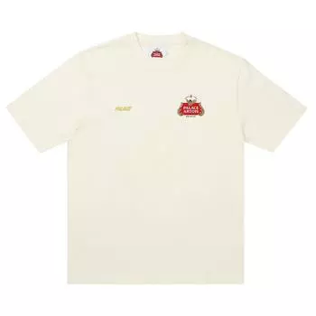 Palace Футболка X Stella Artois Белые топы унисекс P26STTS001 XL
