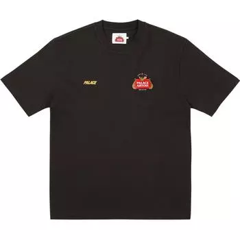 Palace Футболка X Stella Artois, черные топы унисекс P26STTS002 M