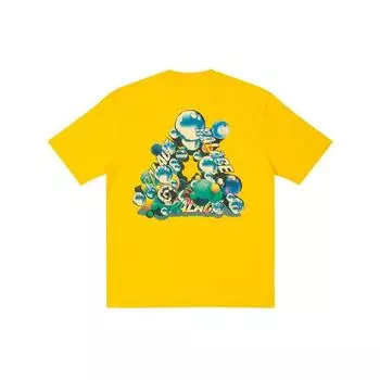 Palace FW21 Футболка с пузырьками Футболки унисекс Желтые P21TS202 L