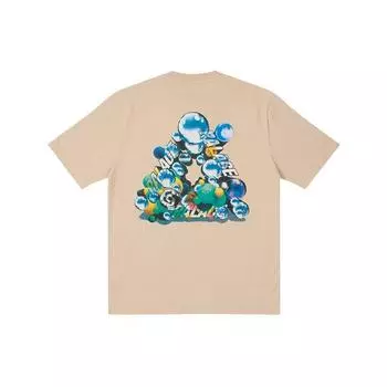 Palace FW21 Футболка с пузырьками унисекс, топы коричневого цвета P21TS201 XL