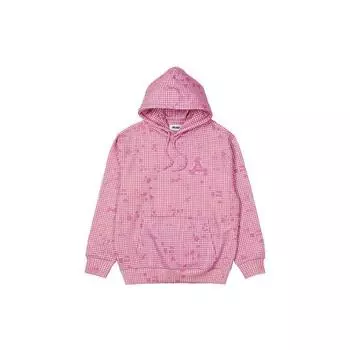 Palace FW21 Hooded Sweatshirt With Letter Print Unisex Hoodies Pink P20CS114 S