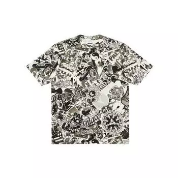 Palace FW21 Набор наклеек Футболка унисекс Футболка Черный Белый Серый PAL-FW21-489 M