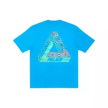 Palace FW21 Серия Ultimo Футболка с тремя глазами Унисекс Футболка Синяя P21TS242 L