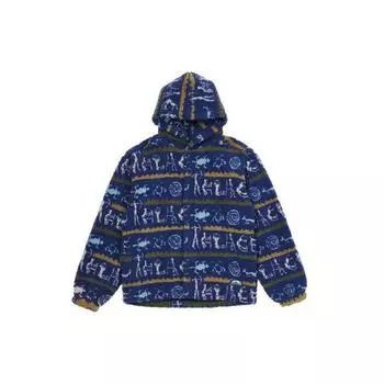 Palace FW21 Ultimo Series Nein Electricity флисовая куртка с капюшоном с принтом куртка унисекс синяя индиго P21JK033 M