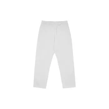 Palace FW22 Dress Sweat Pants Grey Marl Solid Color Elastic Waist Straight Leg Casual Pants Men bottoms White P23JG107 M