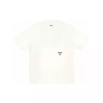 Palace FW22 Футболка из слюба с квадратным карманом Белая Мужские футболки P23ES044 M
