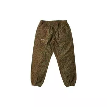 Palace FW22 Leopard Print Jogger Pants Men Bottoms Green PLZ1233430 L