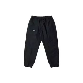 Palace FW22 Logo Pattern Cuffed Cropped Casual Pants Men bottoms Black plz1233431 L