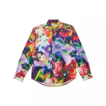 Palace FW23 Chila Boojie Shirt Bollywood Star Print Button Long Sleeve Shirt Unisex shirts Multicolor P25SHT035 M