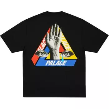Palace Jcc+ Collaboration Graphic Eye Logo Print Loose Fit Crew Neck Casual Short Sleeve T-Shirt Unisex T-Shirt P28JCCES003 M