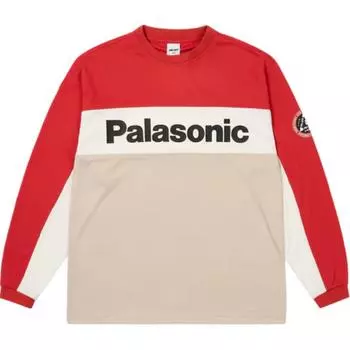 Palace Красный топ унисекс с длинными рукавами Hi Ya P27ES048 XL
