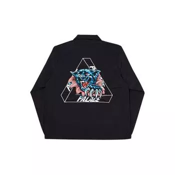 Palace Куртка с воротником-логотипом Tri-Ferg Куртки унисекс, черные P17JK072 S