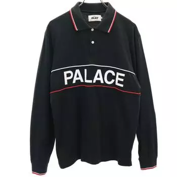 PALACE Long sleeve Polo shirt M black Men s Used