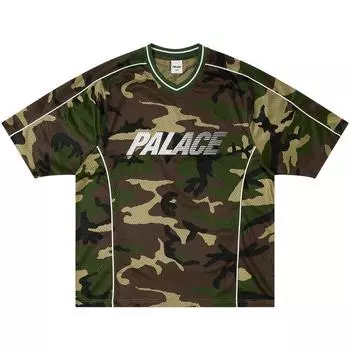 Palace Mesh Jersey Woodland Camo Unisex Tops Multi-Color P27ES025 L