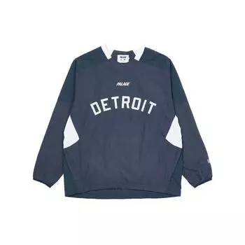 Palace New Era Palace X New Era Collaborative Detroit Tigers Drill футболка с длинным рукавом с круглым вырезом мужские топы темно-синего цвета P21DNSS005 M