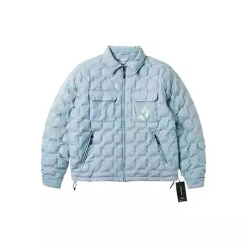 Palace однотонная стеганая клетчатая куртка с воротником-стойкой Мужская верхняя одежда Голубой PAL-FW22-499 XL