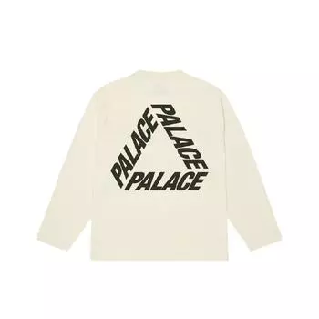 Palace P3 Мягкие белые топы унисекс с длинными рукавами P27LS008 2XL