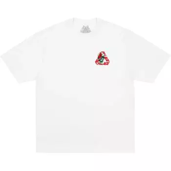 Palace P3 Skull T-Shirt White Unisex Tops P28TS141 M
