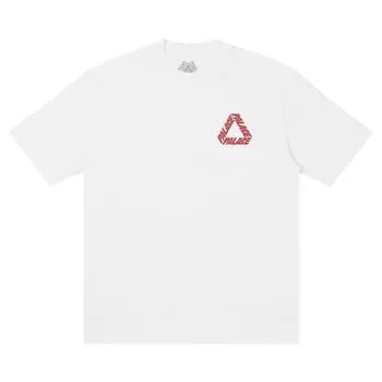 Palace Футболка P-3 Outline, белые топы унисекс P26TS196 M