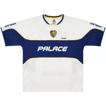 Palace Palamat Jersey топы унисекс белого/темно-синего цвета P27ES003 L
