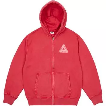 Palace Пигментная стирка Tri-Ferg Hood Red Unisex Tops P26CS115 L
