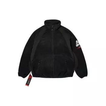 Palace Polartec Duo Флисовая куртка Черная мужская верхняя одежда P25JK106