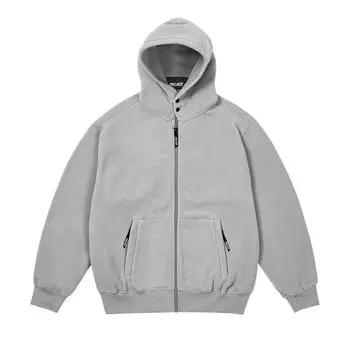 Palace Polartec Lazer Zip Hood Concrete Grey Unisex Tops P27CS181 M