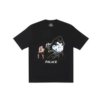 Palace Round Neck Solid Color Short Sleeve T-Shirt Unisex T-Shirts P21TS034 S