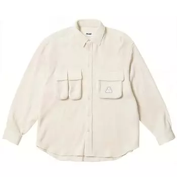 Palace Рубашка вафельная Off White унисекс топы кремовый P26SHT030 S