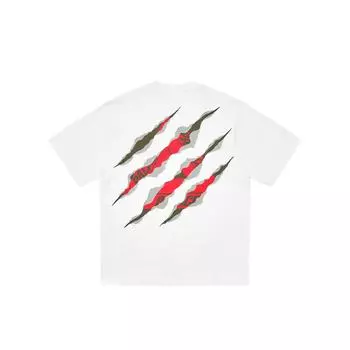 Palace Рваная футболка Три Белая Унисекс Топы P28TS053 XL