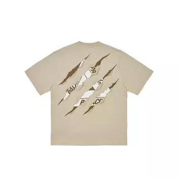 Palace Рваная футболка Три Стоуни Грей Унисекс Топы P28TS024 S