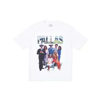 Palace SS19 Футболка с коротким рукавом с принтом Pallas Топы унисекс Белый PAL-PT-WHT19SS M