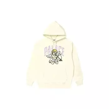 Palace SS23 Весенне-летняя серия Толстовка с принтом Купидона Мужские топы Бледно-желтый PLA-SS23-277 L