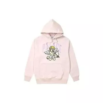 Palace SS23 Весна/Лето Коллекция Толстовка с капюшоном с принтом Купидона Мужские топы Розовые PLC23021525 L