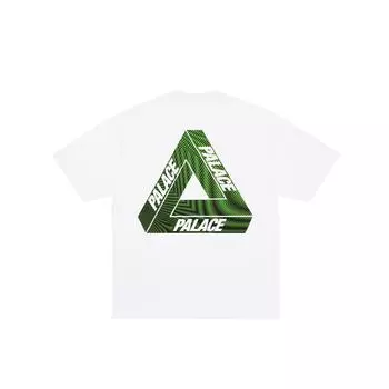 Palace Ss25 Tri-Vex T-Shirt Classic Large Triangle 3D Logo Print Crew Neck Short Sleeve Unisex T-Shirt P28TS032 S