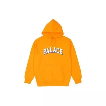 Palace Толстовка с капюшоном Puff Drop Shadow унисекс с капюшоном оранжевого цвета P21CS239 M