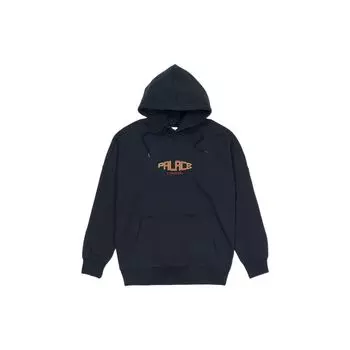 Palace Толстовка с капюшоном с заниженными плечами и логотипом Spaced, топы унисекс, темно-синий P22CS121 L